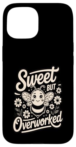 Sweet But Overwork Cute Bee Mood Worker �X�}�z�P�[�X iPhone 15 �p
