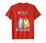 gatto san valentino - il mio gatto è il mio san valentino maglietta