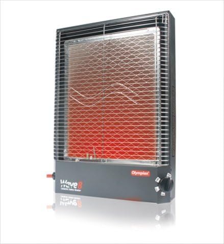 Camco 57351 Olympian Wave-8 Catalytic Safety Heater – 8,000 BTU – Adjustable Heat Output – Silent Operation – Portable or Wall-Mount – Heats Up to 290 sq. ft. – FREE Limited 3-Year Warranty