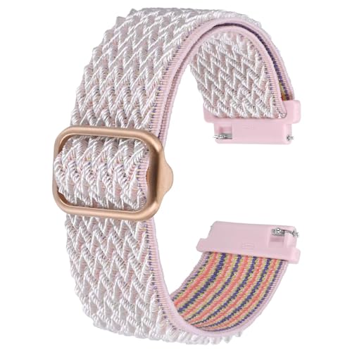 bisonstrap stretchy nylon watch band adjustable buckle loop bands quick release elastic braided nylon strap 16mm 18mm 19mm 20mm 22mm