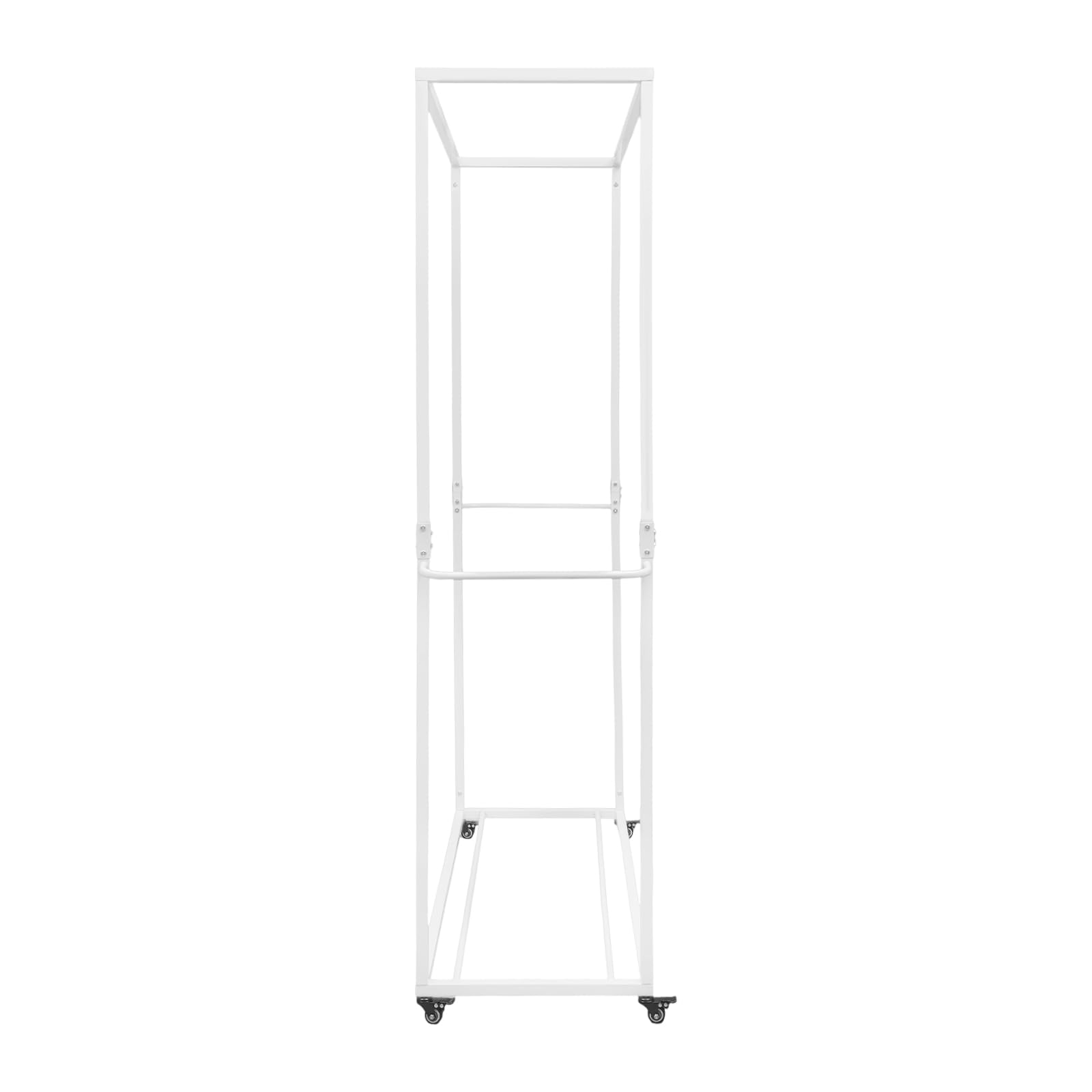 Carro plegable para silla de 100 kg, soporte para silla de hierro con 4 frenos, 105 x 50 x 192 cm, para sillas de comedor plegables, soporte para sillas de comedor para fiestas, hoteles y escuelas