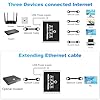 Switch Ethernet RJ45, 4 Ports 1000Mbps Network LAN 1 a 4 Switch Splitter Répartiteur de Câble Cat5/6/7/8, Gigabit Network Ethernet pour Ordinateurs, Routeurs, Décodeurs, Téléviseurs