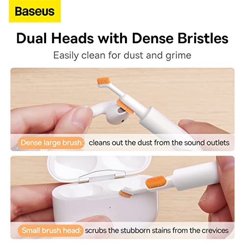 Image of Baseus Airpods Pro Pen Cleaning Kit with Soft Brush for Wireless Bluetooth Headphones, Charging Box, Accessories, Tools, Computer, Camera and Phone,