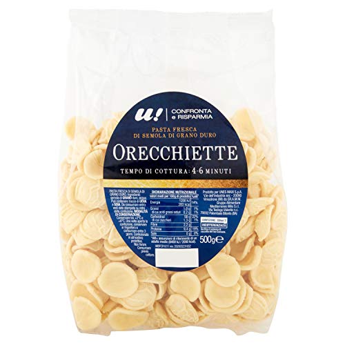 U! Confronta & Risparmia Orecchiette Pasta Fresca, 500g