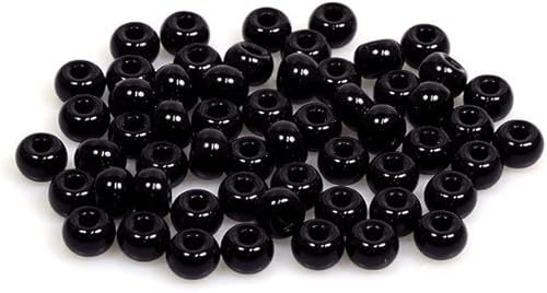 Miniatura 1 de 8.82oz Rocailles PRECIOSA - Cuentas de semillas 80, negro azabache