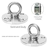 F.Life Ceiling Mount Hooks - Hold Up to 1100 lbs,Yoga Starter Set - Suitable for Gym Rings, Suspensions, Indoor/Outdoor Use -304 Stainless Steel Suspension Hook Gym, Aerial Silks Yoga Swing Hammock