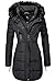 Produktbild Marikoo Damen Winter Mantel Steppmantel Moonshine (vegan hergestellt) Schwarz Gr. S