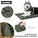 WESTERN HOME WH Hundedecke für Unterwegs Hundedecke Wasserdicht Tragbar Hundematte Outdoor Komfort und Weiches Reisedecke Hund Wasserdicht Camping Hundebett, 110x68 cm (Olive Drab)