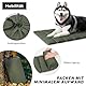 WESTERN HOME WH Hundedecke für Unterwegs Hundedecke Wasserdicht Tragbar Hundematte Outdoor Komfort und Weiches Reisedecke Hund Wasserdicht Camping Hundebett, 110x68 cm (Olive Drab)