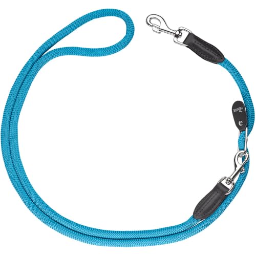 HUNTER Vario-Hundeleine FREESTYLE, Farbe: petrol, stufenlos verstellbare Länge, robustes & griffiges Tau, wetterfest & pflegeleicht, perfekt für Alltag & Training, Größe: 10/200