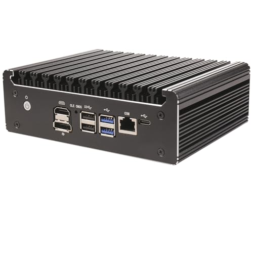 Image of 6 Port i226 2.5G Firewall Micro Appliance, Fanless Firewall Mini PC Alder Lake-N N100, HDMI, DP, Type-C, 4xUSB, AES-NI VPN Router Support pfsense Openwrt, WiFi Slot, Barebone