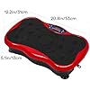Vibration Plate Exercise Machine for Lymphatic Drainage,Power Vibrate Stand Shake Board 300 Lbs Capacity Whole Body Workout Waver with Fitness Resistance Bands Weight Loss Gifts for Women