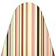 Encasa XO Bügelbrettbezug ’Luxury Line’ mit extra Dicker Polsterung (passend für Standardbretter der Größe Wide von 125x46 cm) Multistripe - Ersatz für Haus & Hotel