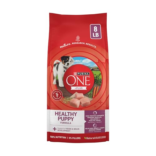 Purina ONE Plus Healthy Puppy Formula High Protein Natural Dry Puppy Food with added vitamins,...
