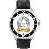 Toff London Orologio con globo di neve di Natale