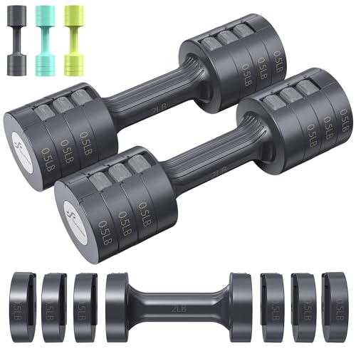Adjustable Dumbbells Hand Weights Set Sportneer 4 in 1 Weights