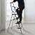 EdMaxwell 4 Step Ladder Step Stool 500 lb Capacity Folding Portable Ladder Steel Frame with Safety Side Handrails Non-Slip Wide Pedal Kitchen and Home Stepladder with Attachable Tool Bag Black