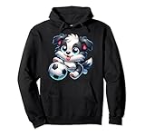 Cool Border Collie Dog Soccer Player
