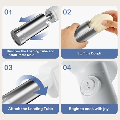 image for FGJ Pasta Maker, Portable Electric Pasta Maker Machine, All-in-one Cor