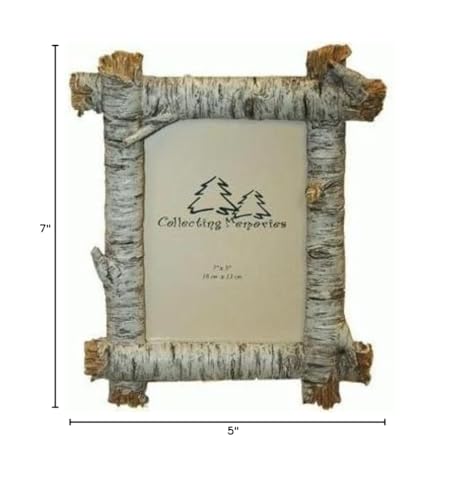 Wilcor International BACK PACK FREE STANDING TABLETOP BIRCH Birch Log Photo Picture Frame thumb #1