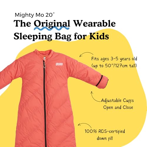 Bolsa de Dormir Mighty Mo 20° para Niños (3-5 años) - La bolsa de dormir más cálida y ligera para camping infantil miniatura 2