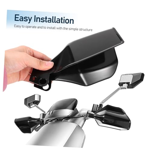 Protector de manillar para rutas de invierno con funda cortavientos PRETYZOOM moto 2