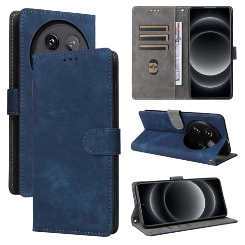 �Ή��@�� for Xiaomi 17 Ultra �t���b�v���X�^���h �}�O�l�b�g�J�� �E�H���b�g�^�P�[�X Blue