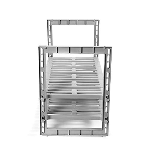 COMPACTOR Extendable Under Sink Storage Rack, PP Plastic and Metal, Grey, RAN7011 COMPACTOR Extendable Under Sink Storage Rack, PP Plastic and Metal, Grey, RAN7011