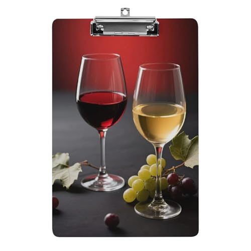 Porte-bloc A4 en acrylique de 21,6x31,8 cm avec motif double face et trou de suspension pratique