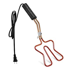 Electric Charcoal Starter Ajiaguo 700W – Premium BBQ Grilling Fireplace Coal Lighter Easy & Quick Ignite Briquettes |No Sparks or Flames | 304 Stainless Steel Coils Elements 5ft Long Cable (CB 2)