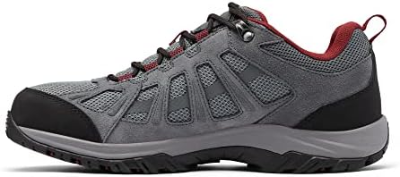 Columbia Men's Redmond III Waterproof Hiking Shoe, Titanium Grey Steel/Black, 9 | Image 6