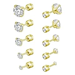 Gold-White CZ