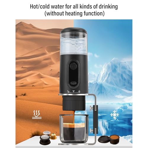 Cafetera portátil con batería recargable 3300 cc miniatura 3