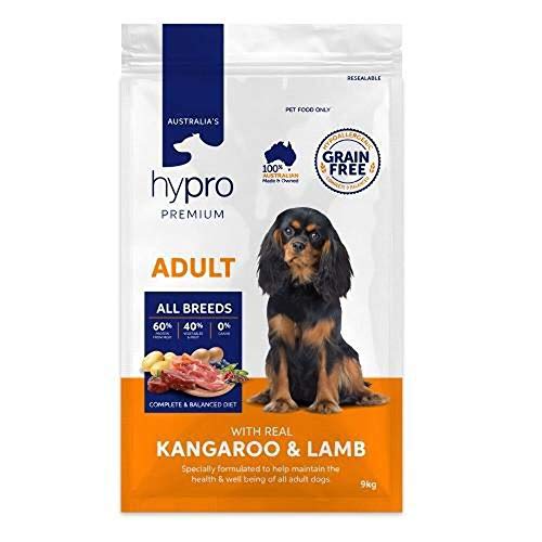Hypro Kangaroo and Lamb Dog Food, 9 Kilograms
