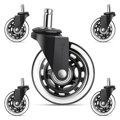 Gamma Office Chair Wheels Black