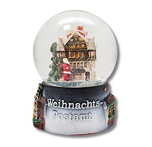 30053 - Souvenir Schneekugel Weihnachtspostamt Weihnachtspost Geschenk...