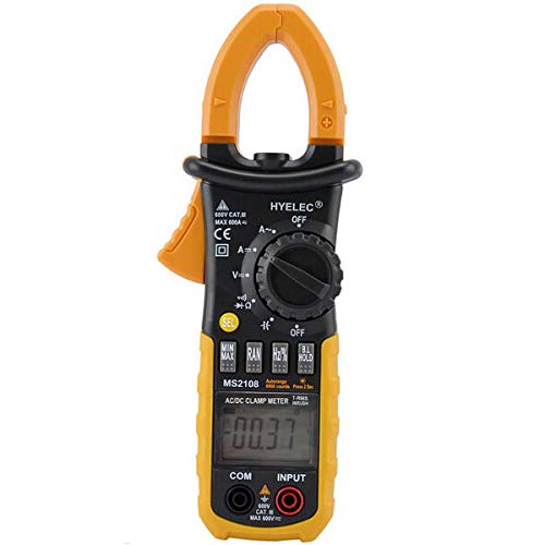 HYELEC MS2108 Digital Clamp Tester Inrush Current True Rms Ohm Meter Clamp Meter Backlight