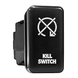 Kill Switch Symbol Older Model Push Button Compatible with Toyota (/ Surface Size 1.54 x 0.83 inches)