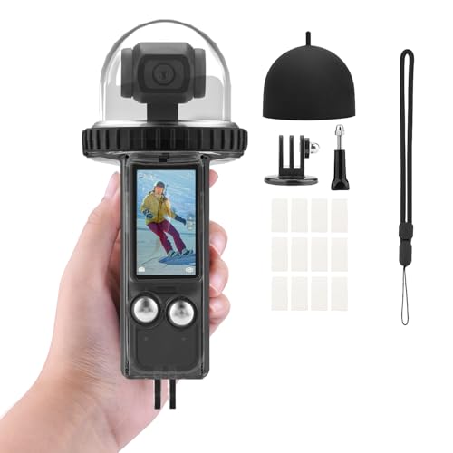HAFOKO Custodia Subacquea Per DJI Osmo Pocket 3 – Impermeabile Fino A 40 Metri, PC Trasparente, Anti-appannamento E Accessori Inclusi