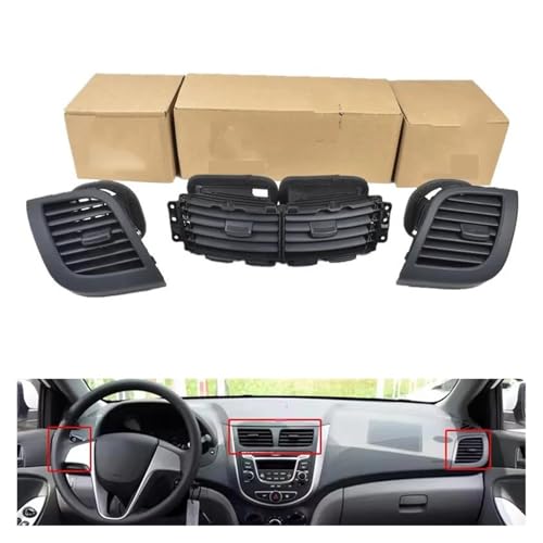 Rejilla de ventilación central para salpicadero de Hyundai Verna 2010-2013 2