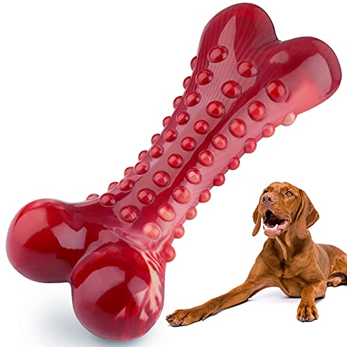 Funow Hundespielzeug, kauspielzeug Hund für aggressives Kauen, hundespielzeug unzerstörbar Nylon-Hundeknochen-Langlebiges interaktives Hundespielzeug, Welpen-Zahnspielzeug für Große Mittelgroße Hunde Cover