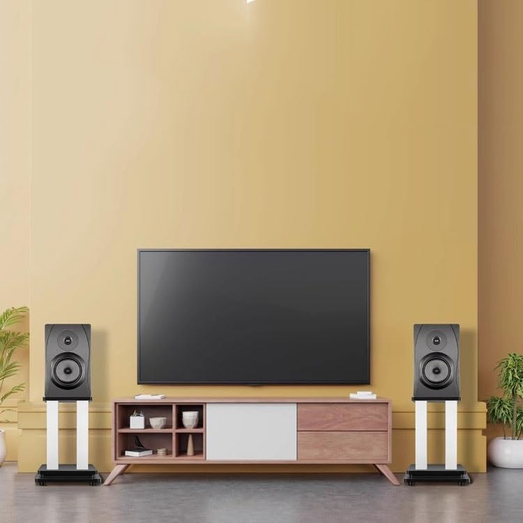 Soporte de Audio Envolvente con Base Estable para Altavoces de Estantería Hifi 7