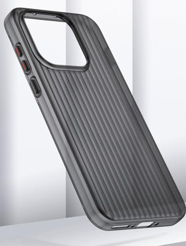 Image of Kapa Wave Frosted Grip Back Cover for OnePlus 15 | Ultra Slim [with Metal Buttons] Matte Finish Back Case (Grey)