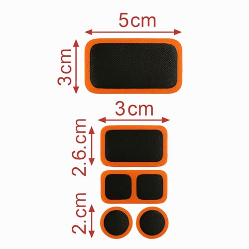 AUTOZOCO Kit Repara pinchazo, Kit de Reparación de Pinchazos, Set de Parches para Ruedas, Paquete de Reparación de Cámaras, Kit Emergencia Ruedas, Incluye 12 Accesorios para Reparar pinchazos - imagen 3