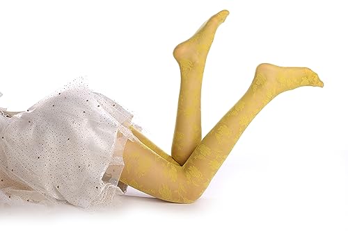 Image of Sahabowi Women Tights, Female Sheer High Waist Pantyhose, Vintage Control Top Stockings