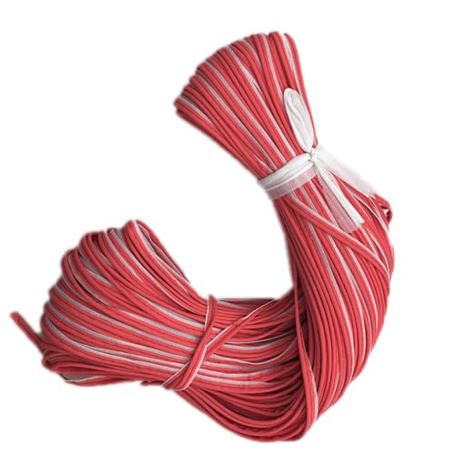 100Yard 8mm-10mm Width Reflective Polyester Webbing,Reflective Fabric Tape Strip Edging Braid Trim Highlight Reflective Webbing Ribbon by 100m Length