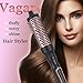 VAGARY 3 in 1 Thermal Brush Set, Heated Round for Blowout Look, Dual Voltage Curling Iron Brush, Ceramic Tourmaline, 3 Detachable Combs, 5 Temperature Settings