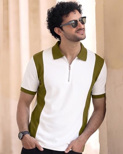Image of AUSK Men Polo Tshirt with Half Sleeve Regular Fit