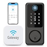 Smart Lock Set Electronic Digital Keypad Door Lock Compatible with Alexa (G2 Gateway Included)