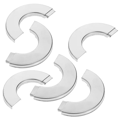Grifos de flanges para pared con placas de cubierta de acero inoxidable resistentes para daños 2